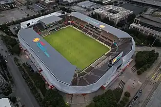 Das Stadion im August 2023