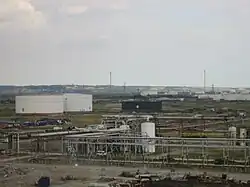 Outside Plot während des Rückbaus