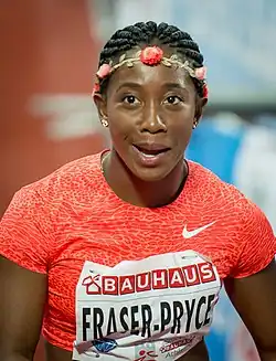 Weltmeisterin Shelly-Ann Fraser-Pryce