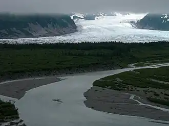 Die Gletscherzunge des Sheridan-Gletschers (2008)