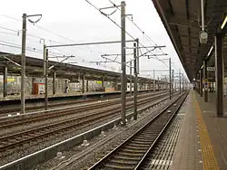 Bahnsteige und Gleise