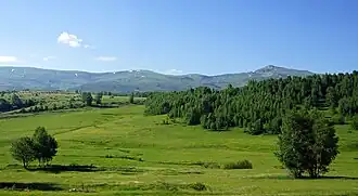 Hochland von Shishtavec mit dem Kallabak im Hintergrund