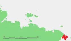 Karte von Tschuktschen-Halbinsel