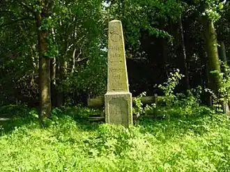 Postsäule am Sieben-Linden-Berg