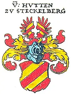 Wappen derer von Hutten zu Steckelberg