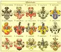 Wappen derer von Leutsch im Siebmacher (1605), falsch Teutsch genannt