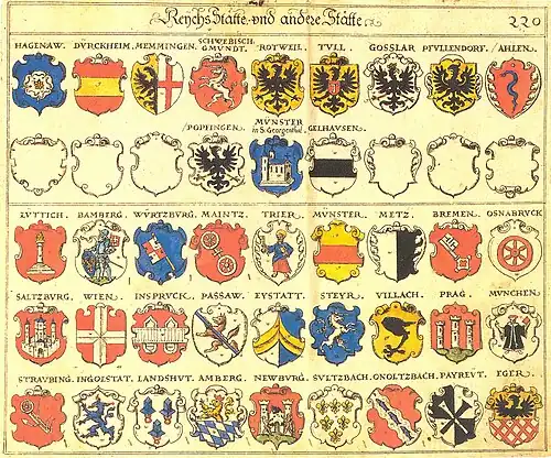 Blatt 220: Auch von einigen anderen Städten