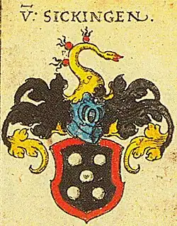Wappen in Siebmachers Wappenbuch von 1605