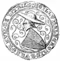 Siegel des Burggrafen Albero von Leisnig (1294)[10]