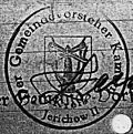 Altes Siegel der Gemeinde Kamern