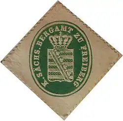 Siegel des Bergamtes (ca. 1880)