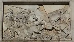 Relief, Stadtseite rechts