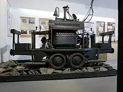 Siemens-Gru­ben­lok Dorothea oh­ne Sei­ten­ver­klei­dung