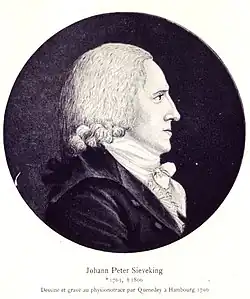 Johann Peter Sieveking, 1796 in Hamburg