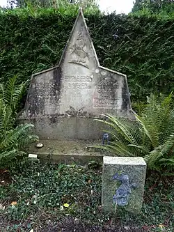 Sigfried Giedion (1838–1968) Architekturhistoriker, Carola Giedion-Welcker (1893–1979) Kunsthistorikerin. Grab, Friedhof Rehalp, Zürich