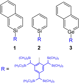 Stabile Silabenzol-Derivate + ein stabiles Germabenzol