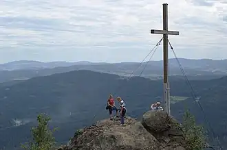 Der Gipfel des Silberberges