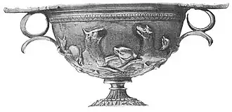 Silberne Schale von Wichulla