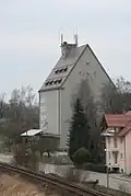 Silo-Anlage Aulendorf, Bahnseite