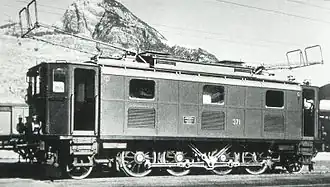 Fb 4/6 Nr. 371 nach der Ablieferung in Brig.