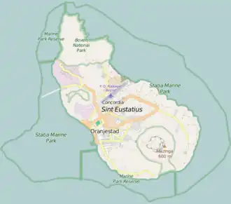 Liste der Nationalparks im Königreich der Niederlande (Sint Eustatius)