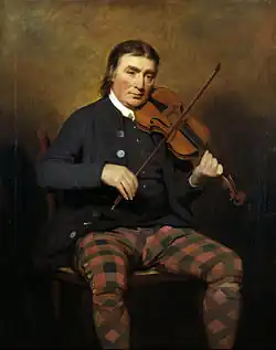 Der Violinist und Komponist Niel Gow (1727 - 1807), 1787, 123,2 × 97,8 cm, Scottish National Gallery, Edinburgh