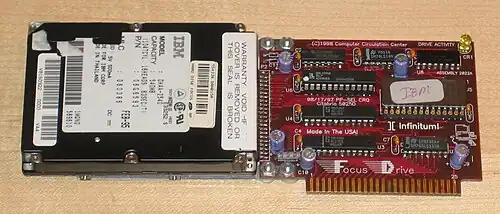 Focus Drive für den Apple II (Hardcard)