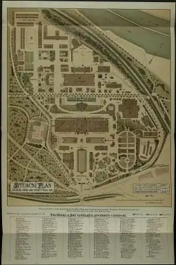 Plan der Ausstellung