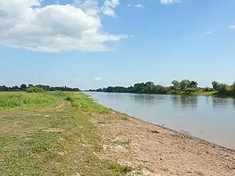 Einfahrt in den Sieverskanal bei Rurikowo Gorodischtsche