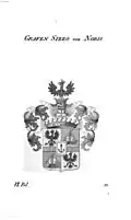 Wappen der Grafen Sizzo von Noris bei Tyroff