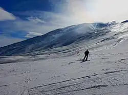 Wintersportgebiet bei Linguaglossa am Nordosthang des Ätna