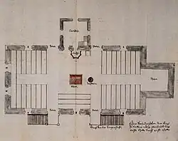 Umbauplan (1695), Grundriss