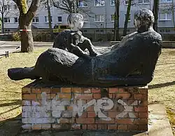 „Liegende Frau mit Kind“ 1984