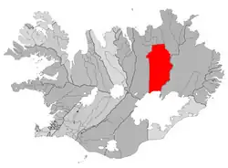 Lage von Landgemeinde Skútustaðir