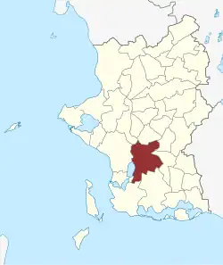 Lage des Eggeslevmagle Sogn in der Slagelse Kommune