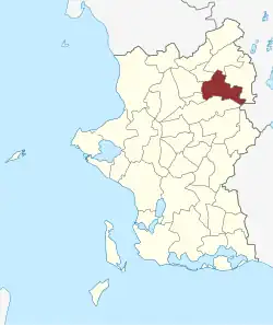 Lage des Ottestrup Sogn in der Slagelse Kommune