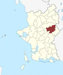 Lage des Sørbymagle Sogn in der Slagelse Kommune