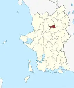 Lage des Sankt Mikkels Sogn in der Slagelse Kommune