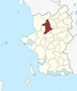 Lage des Sankt Peders Sogn in der Slagelse Kommune