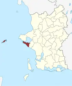 Lage des Sankt Povls Sogn in der Slagelse Kommune