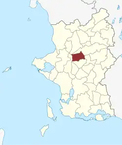 Lage des Slots Bjergby Sogn in der Slagelse Kommune