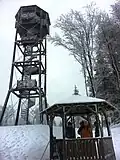 Slatiner Aussichtsturm auf dem Markauscher Kamm (708 m)