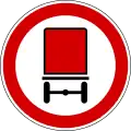 Fahrverbot für Kraftfahrzeuge mit Gefahrgut