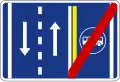 Bussonderfahrstreifen Ende