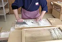 Soba-Messer – hier als Schaber