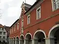 Die barocke Vorhalle von Süden gesehen