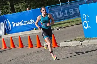Sofie Hooghe beim ITU World Triathlon Grand Final Edmonton, 2014