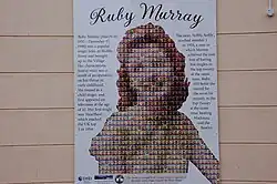 Foto einer Gedenktafel