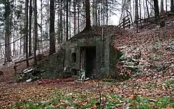 Bunker in unmittelbarer Nähe der ehem. Solahütte (15. Dezember 2024)