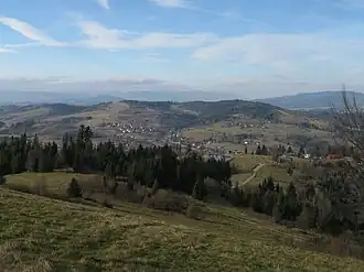 Blick vom Gipfelbereich